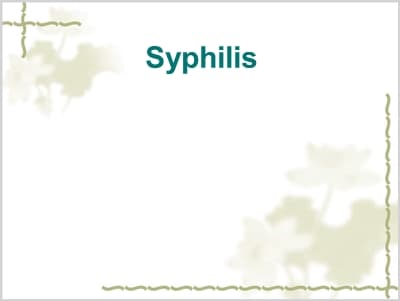 Syphilis 梅毒.ppt